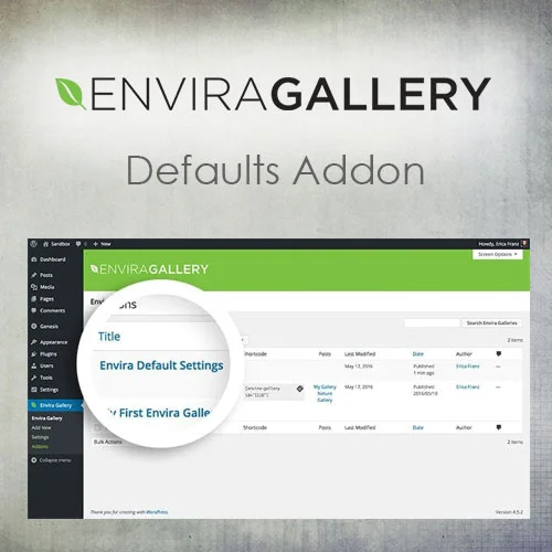 Envira Gallery – Defaults Addon - Envira Gallery – Defaults Addon