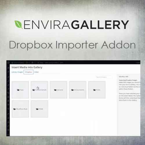 Envira Gallery – Dropbox Importer Addon - Envira Gallery – Dropbox Importer Addon