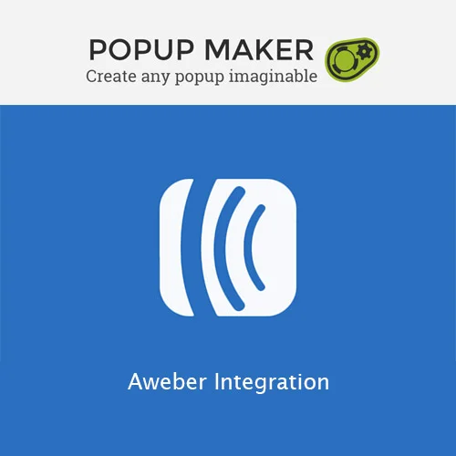 Popup Maker Aweber Integration - Popup Maker – Aweber Integration