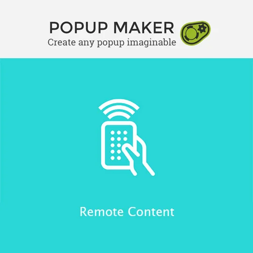 Popup Maker Remote Content - Popup Maker – Remote Content Popup