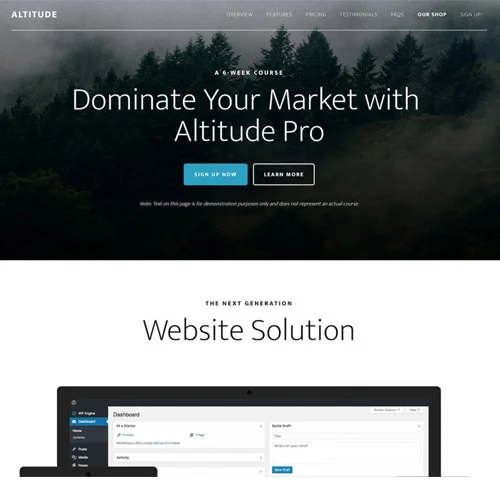 StudioPress Altitude Pro Genesis WordPress Theme - StudioPress Altitude Pro Genesis WordPress Theme