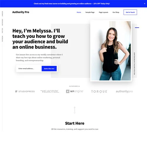 StudioPress Authority Pro Genesis WordPress Theme 1 - StudioPress Authority Pro Genesis WordPress Theme