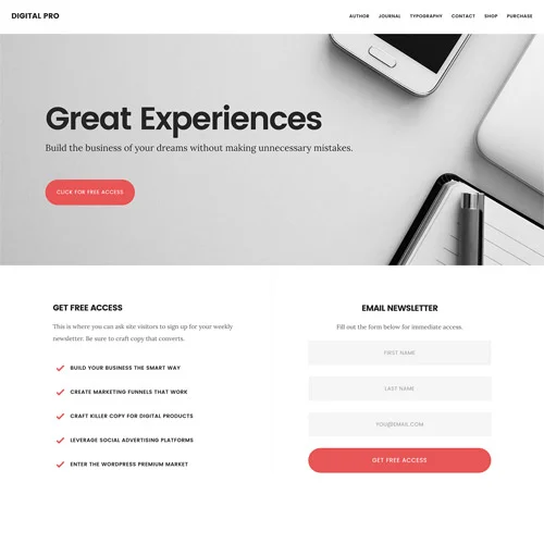 StudioPress Digital Pro Genesis WordPress Theme - StudioPress Digital Pro Genesis WordPress Theme