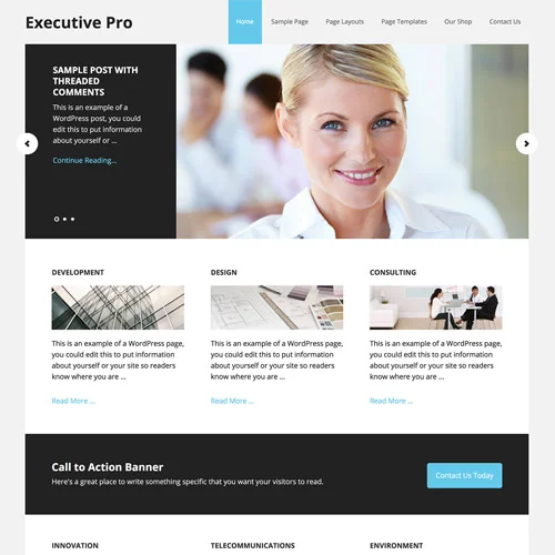 StudioPress Executive Pro Genesis WordPress Theme - StudioPress Executive Pro Genesis WordPress Theme