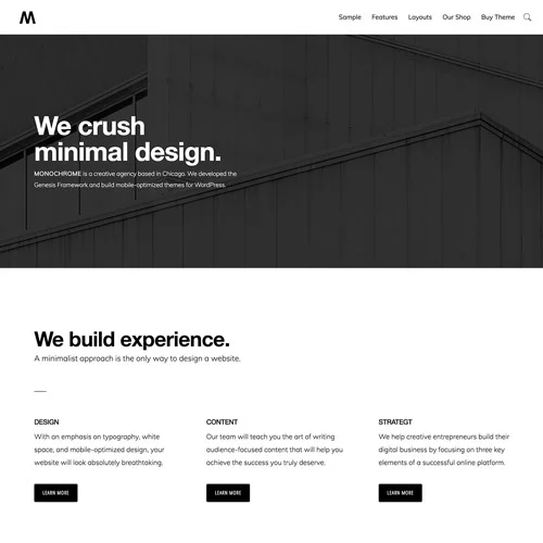 StudioPress Monochrome Pro Genesis WordPress Theme - StudioPress Monochrome Pro Genesis WordPress Theme